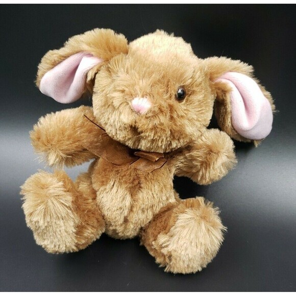 Cute Soft Bunny Rabbit Plush Dan Dee Fuzzy Toy Stuffed Animal Collectors Choice - Picture 1 of 8